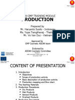 Production: Asean GMP Training Module