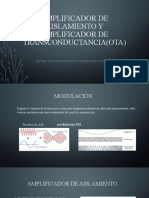 Amplificador de Aislamiento y Amplificador de Transconductancia