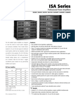 ISA Series: Professional Power Amplifiers