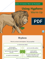 t2 e 3955 Year 6 Using Hyphens Warmup Powerpoint - Ver - 2