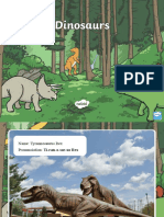 T T 5991 Dinosaur Names Task Setter Powerpoint - Ver - 1