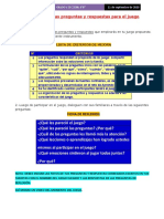 Revisión de Las Preguntas y Respuestas para El Juego