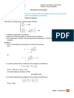 Exercices Corrigés Tests D'hypothéses