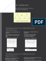 Geometría Tercero de Secundaria Ii (Aplicaciones de Conguencia de Triangulos)