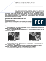 Determinación de hematocrito y grupos sanguíneos