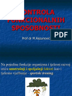 Kontrola Funkcionalnih Sposobnosti PDF