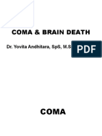 NEUROLOGI - NEUROEMERGENCY - COMA AND BRAIN DEATH - DR - Yovita Andhitara, SP.S, FINS, MSi - Med - Kelas B Dan D