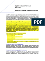 Unmsm/Fqiq/Epiq/Daadp/Inglés TÉCNICO/EF5/2020-I: Section V: The Impact of Chemical Engineering Design On Society