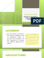 1 - Other Terminologies in Handwriting Examination