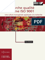 Démarche qualité et norme ISO 9001