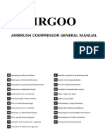 Airgoo: Airbrush Compressor General Manual