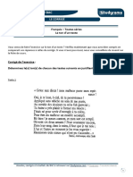 Fiche Francais Le Ton D Un Texte - Le Corrige PDF