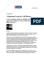 A Quantum Leap For Cell Phones