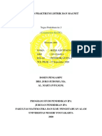 Rizqi Agustiana - 19312244031 - Laporan Praktikum 3 Listrik Dan Magnet PDF