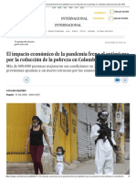El Impacto Económico de La Pandemia Frena El Optimismo Por La Reducción de La Pobreza en Colombia - Internacional - EL PAÍS