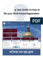 Step by Step User Guide On How To File Your 2019 Annual Registration