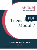 Tugas Akhir Modul 7 (IPA) - Abi Talib