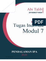 Tugas Individu Modul 7 (IPA) - Abi Talib