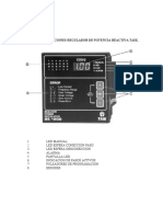 Manual Instrucciones Regulador de Potencia Reactiva Taik