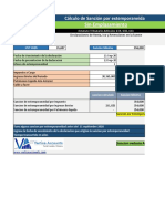 Calculo de Extemporaneidad Vertice 2020