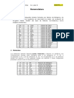 Tarea Larga No. 3 Nomenclatura