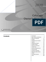 2020 Chevrolet Colorado Owners Manual