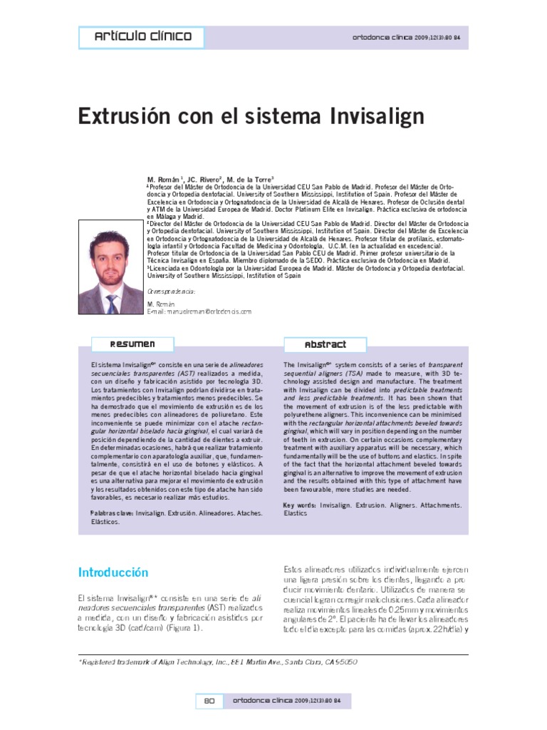 Extrusion-Invisalign ROMAN DESCARGADO Me | PDF | Ortodoncia | Diente
