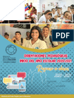 Educacion A Distancia, Inicio Del Año Escolar 14-08-2020
