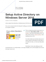 Instalar Active Directory en Windows Server 2016 PDF