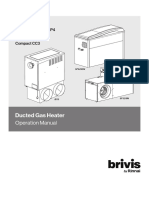 Brivis Ducted Gas Heater Operation Manual PDF