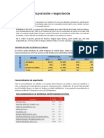 Exportación e importación de cebolla de Perú y Chile