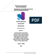 Trabajo Final Macoeconomia Del Plan de Negocios