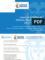 Logros Sector Defensa PDF