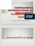 Compraventa Internacional De Mercaderías - Formación Del Contrato - Ruiz