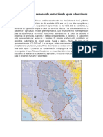 Determinación de Zonas de Protección de Aguas Subterráneas