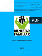 PP233 MPA1 P1 Programa de Vigilancia Epidemiologico Prevención Desordenes Músculo Esquelético V2 ICBF