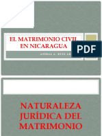 Matrimonio Civil En Nicaragua, El - Ruiz