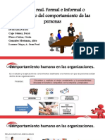 Sistema Real Formal e Informal Del Comportamiento de Las Personas en Las Empresas