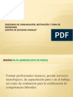 Esquemas de Comunicación, Motivación, Decisiones Fedex