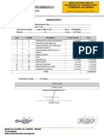 Cotización CM Implementos Sanitarios