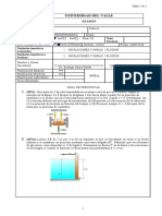 Primer PARCIAL FÍSICA II - FLUIDOS Y TERMODINÁMICA