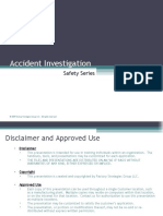 Accident Investigation: Safety Series