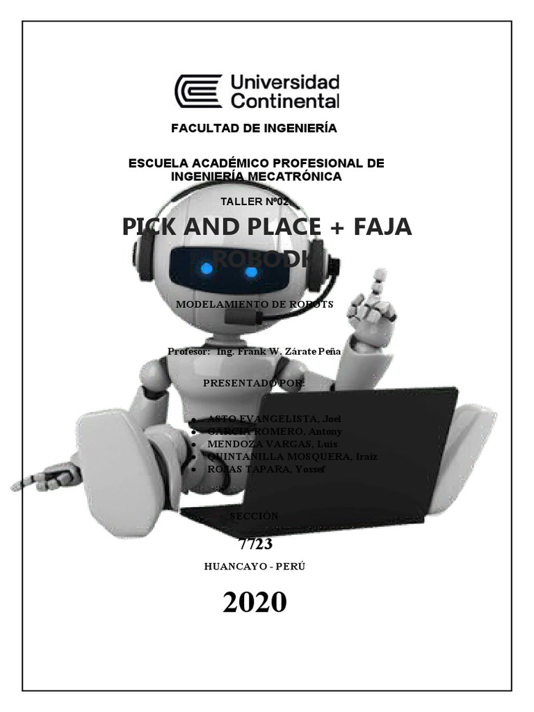 Simulación Pick and Place en RoboDK | PDF | Robot | Robótica