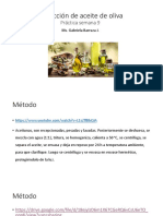 Extraccion de Aceite de Oliva Practica Semana 9 PDF