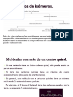 Tipos de isómeros estereoquímicos como enantiómeros y diastereómeros