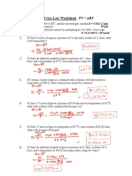 Ideal Gas Law Worksheet 2 Answer PDF