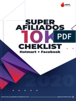 Super Afiliados 10K Check List