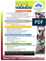 Programa Actividades Feria de Monte Lirio