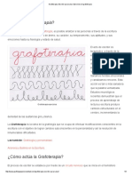 Grafoterapia Que Es La Grafoterapia PDF