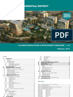 Dubai South - Residential District: Planning Regulations & Development Guidelines V 3.0 February, 2017